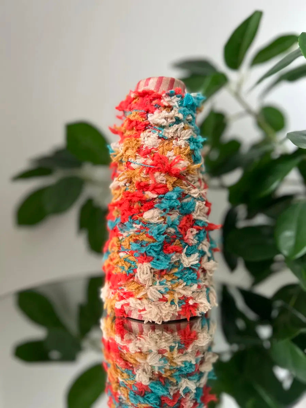Пряжа Единорог UNICORN мультиколор с шишибриками 50 g