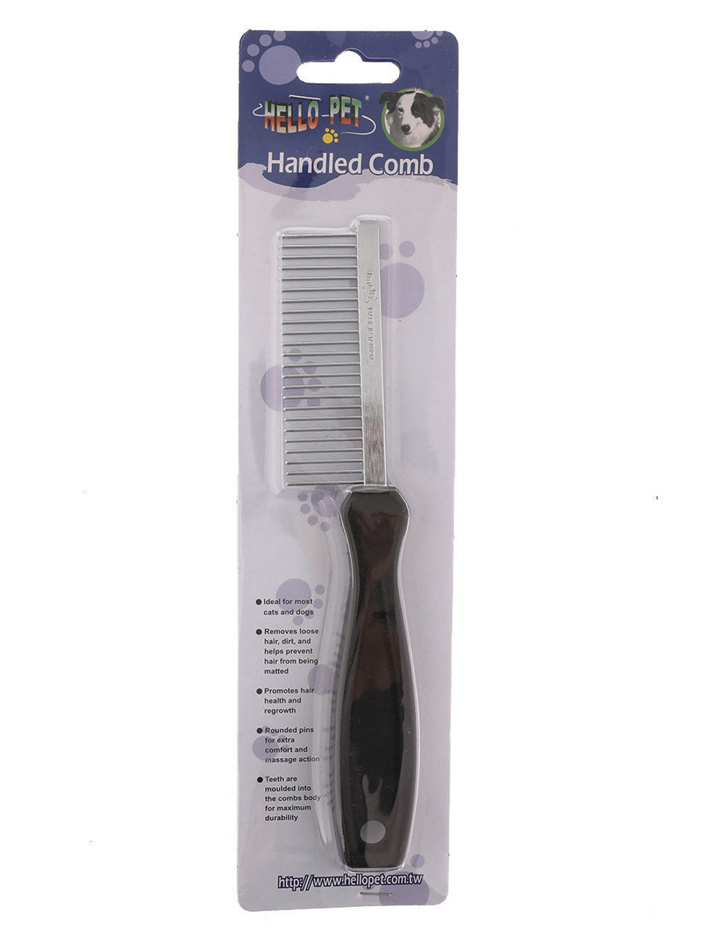 Hello Pet расческа для кошек и собак металлическа редкая 24 зуба