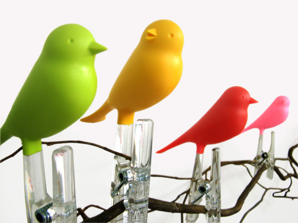 Прищепки sparrow 4 шт. зеленые