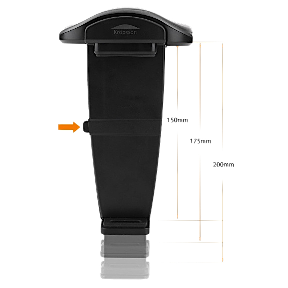 Держатель автомобильный для устройств Kropsson HR-CD, 750Max 5"-8"(120-160мм) Чёрный