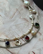 Колье с натуральными камнями