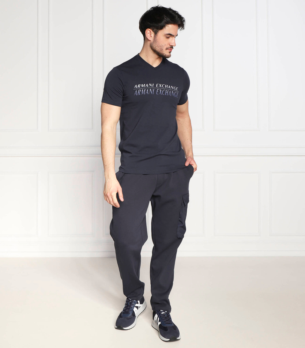 футболка Armani Exchange - темно-синий(3RZTAH ZJAAZ)
