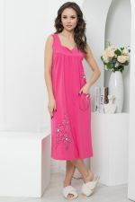 Домашнее платье "Нежный цветок" (малина) Д1737 LT Collection