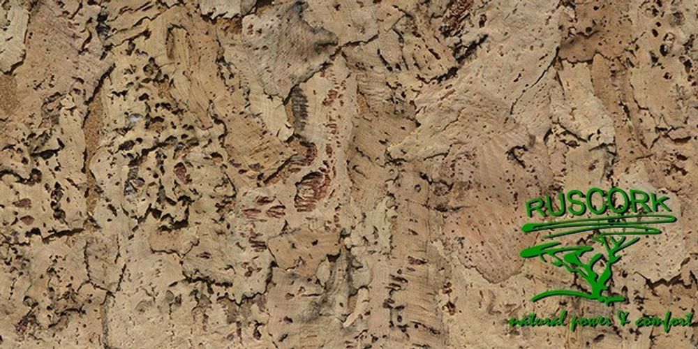 Настенная пробка RusCork PB Virgin cork natur