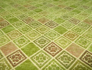 Шенилл Бьюти ромб светло-зеленая