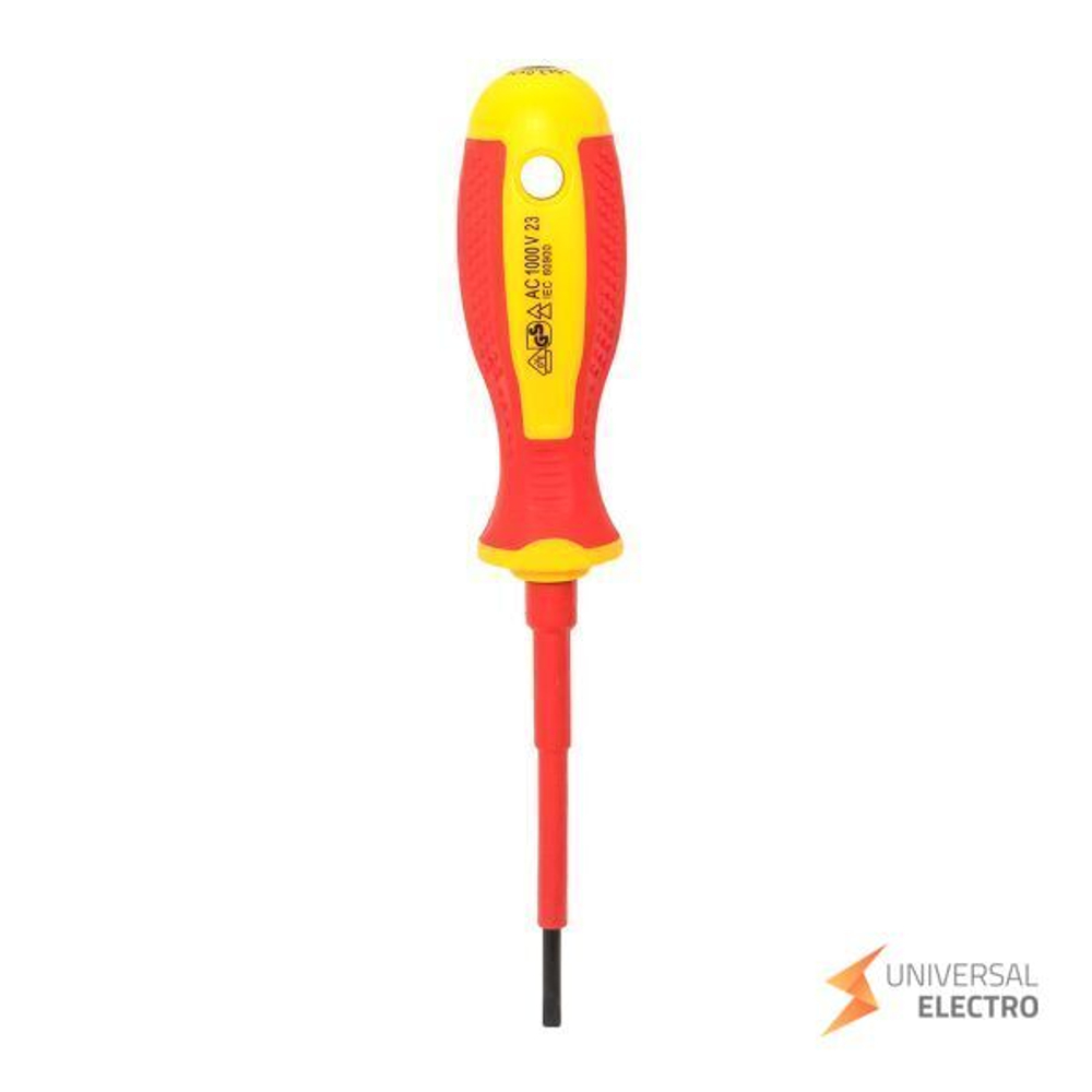 Отвертка Expert SL3x75 мм 1000В EKF