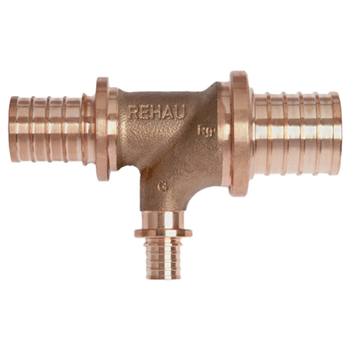Тройник REHAU с повышенным сопротивлением на проходе 32-16-25 RX+, бронза