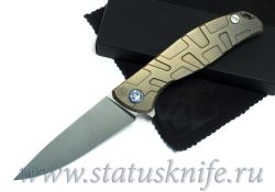 Нож Широгоров Флиппер 95 M390 S узор T подшипникифотография - 1