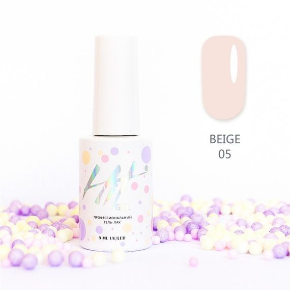 Гель-лак ТМ &quot;HIT gel&quot; №05 Beige , 9 мл