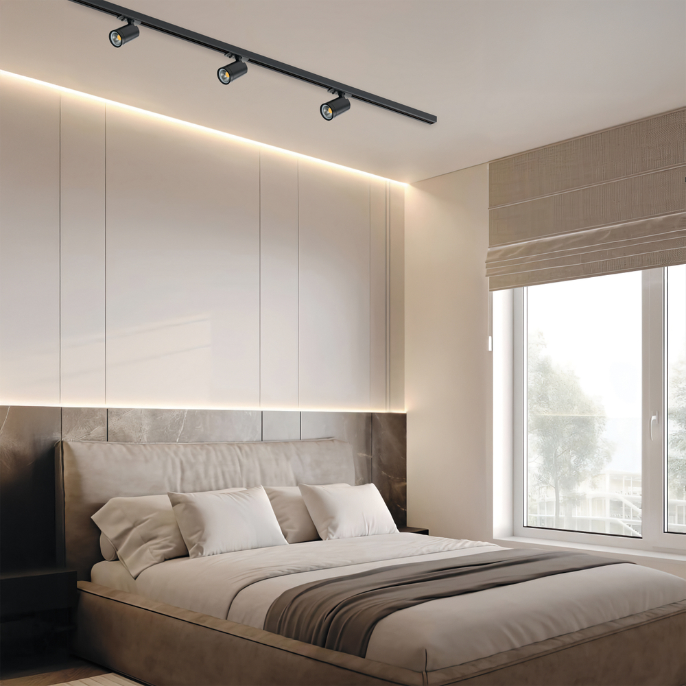 212937 Светильник PVC RULLO для трека BARRA GU10 ЧЕРНЫЙ