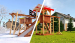 Деревянная детская площадка Савушка "4 сезона" - 8