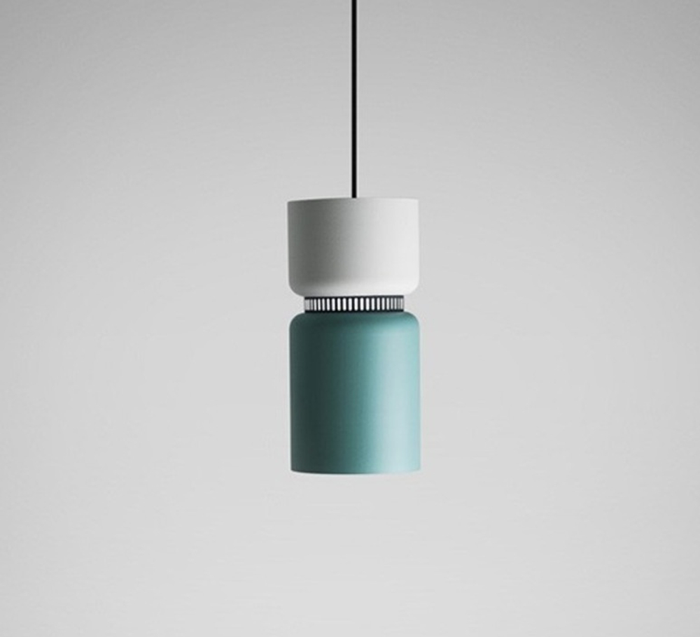 Pendant design lamp  ASPEN S40 by B.Lux (White+Orange)