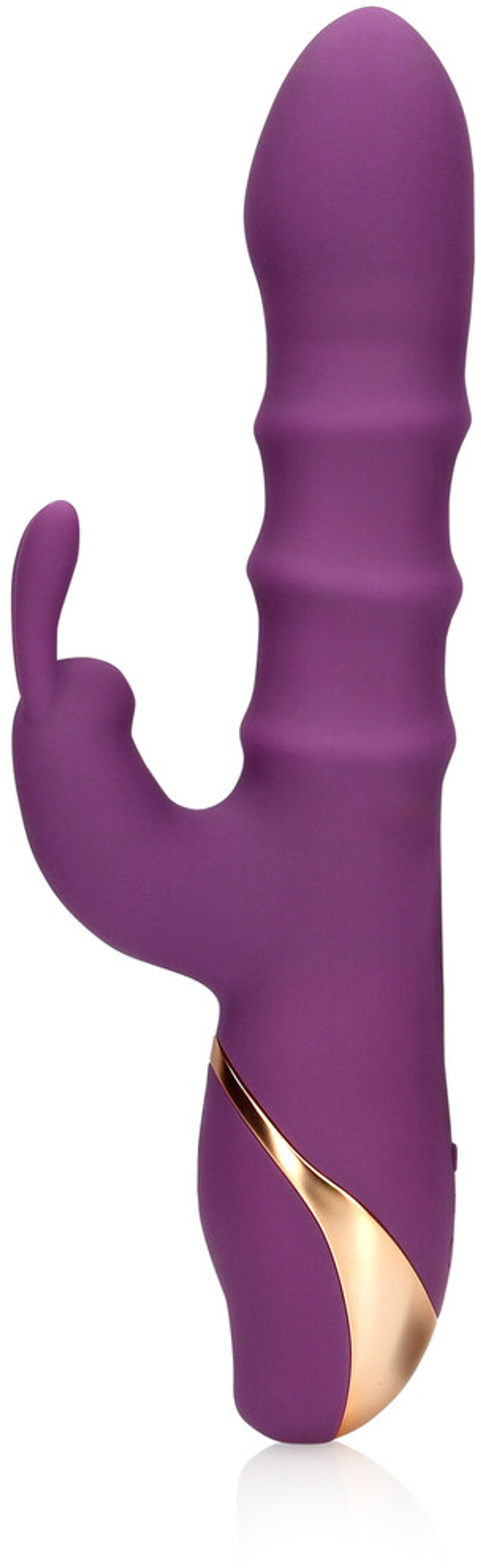 Shots Media Orchidee Purple - Вибратор с тремя движущимися кольцами