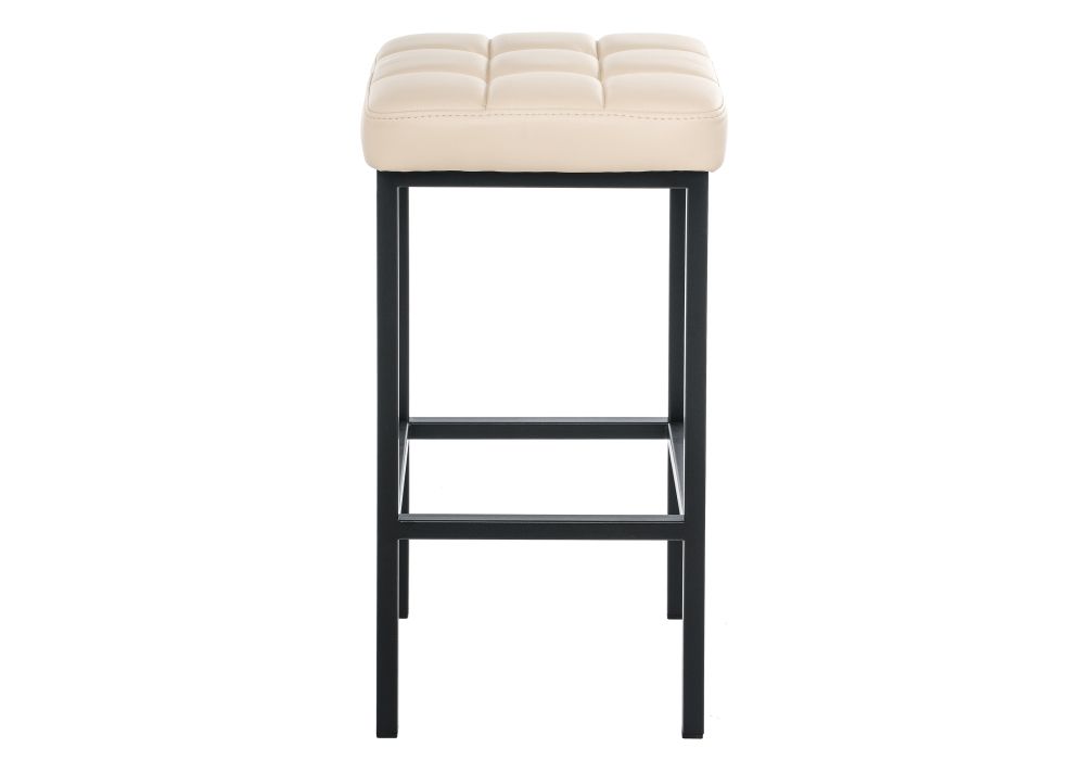 Барный стул Лофт кожзам d1 / черный матовый