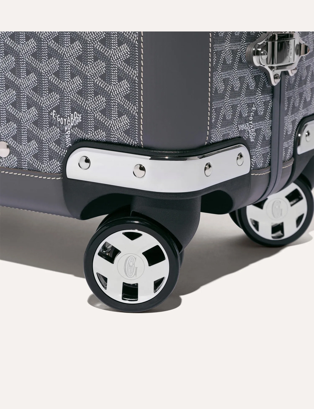 Чемодан Goyard Bourget PM Trolley Case "Grey"