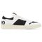 Jimmy Choo Canvas Calfskin Low 'Black White'