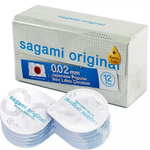 Презервативы полиуретановые SAGAMI Original 002 EXTRA LUB 12 шт.