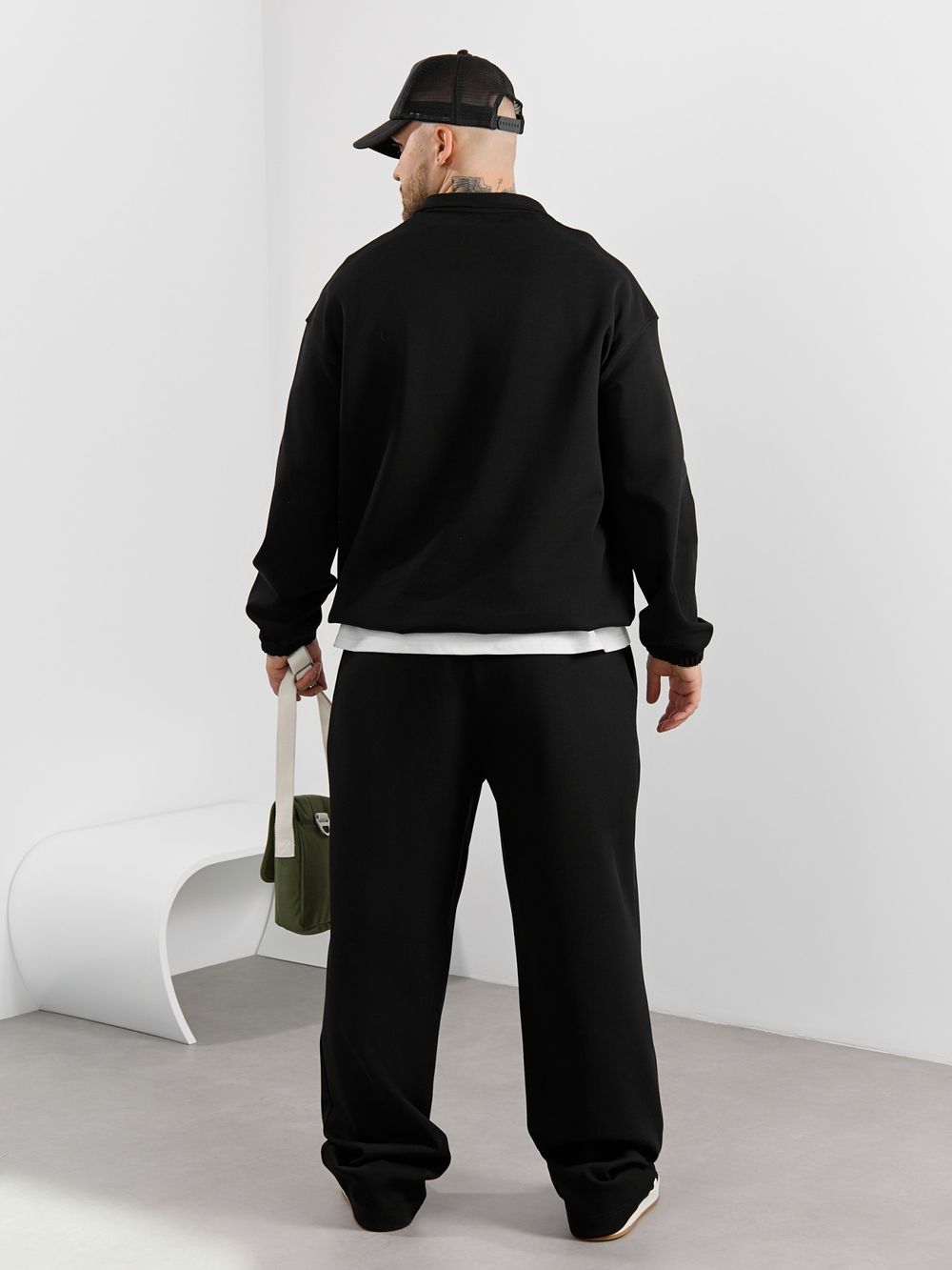 Толстовка мужская Интер-1 Виотекс ЧЁРНЫЙ