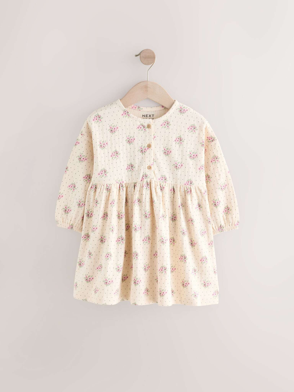 Платье для девочки Next E54-810, Кремовый