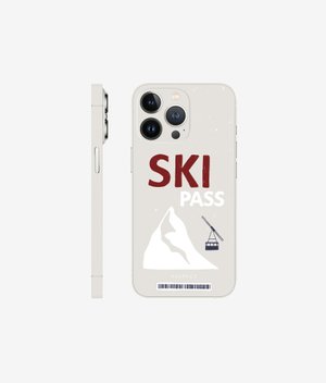 Виниловая наклейка SKI PASS для iPhone