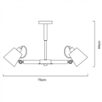 Потолочная люстра Arte Lamp OSCAR A7141PL-5WH