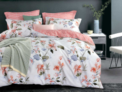Постельное белье 2 спальное евро Asabella 1328-6