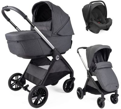 Коляска Chicco Bellagio 3 в 1 с автокреслом Kory Plus Black Satin Black Satin