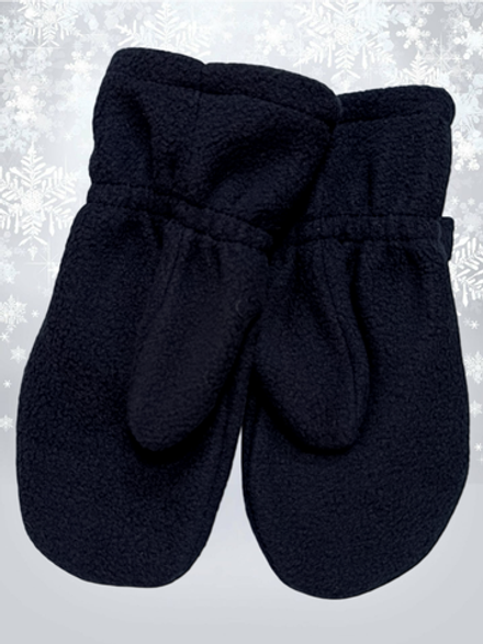 5005 Варежки детские флисовые темно-синий (14)