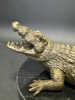 Бронзовая скульптура «Крокодил»