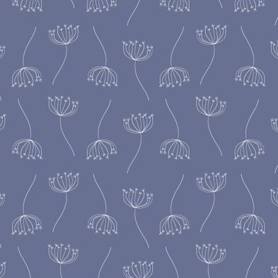 укроп на синем фоне