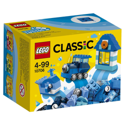 LEGO Classic: Синий набор для творчества 10706 — Blue Creativity Box — Лего Классик