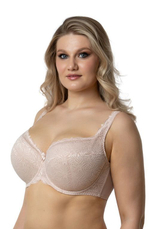 Бюстгальтер на каркасах с дублированной чашкой (Размер: 90E) (Цвет: белый)