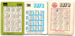 Набор из 3 стерео Календариков. СССР 1978, 1979, 1981 год