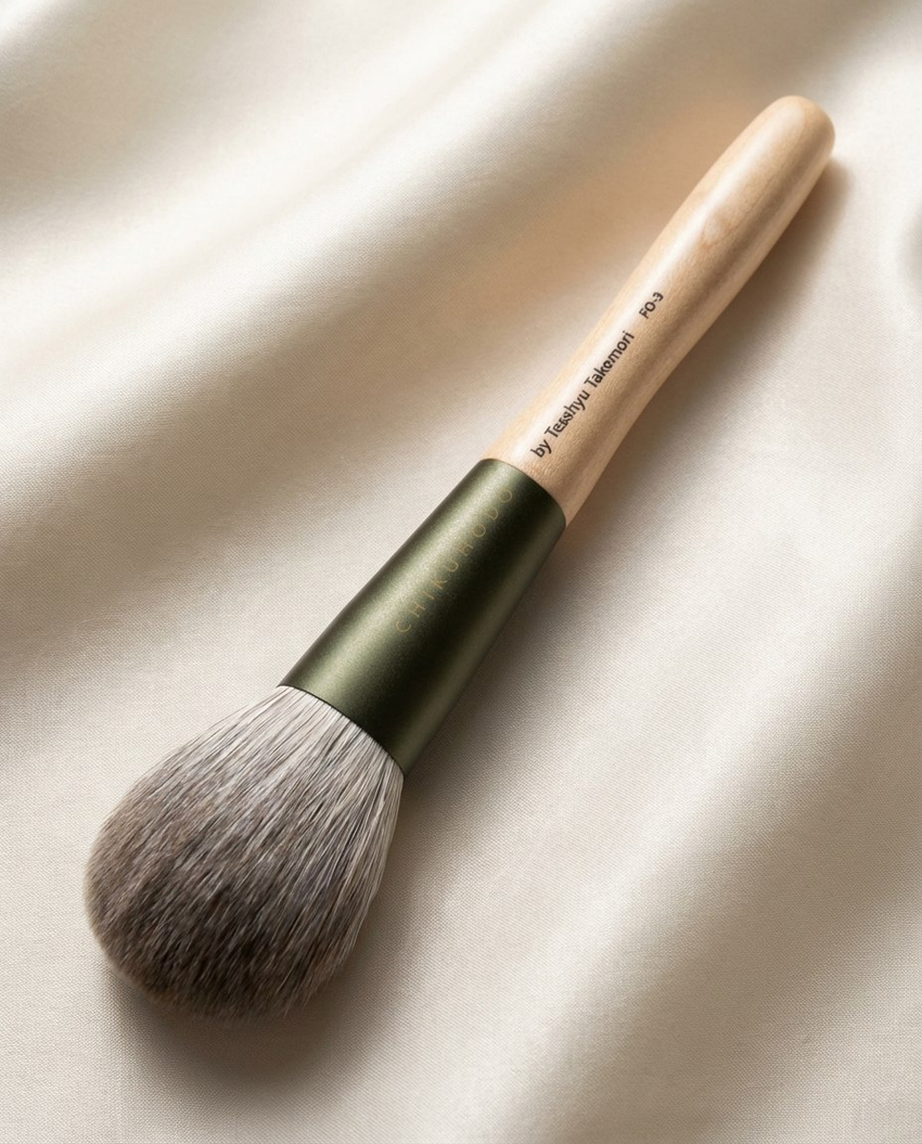 Кисть для румян FO-3, серия FO, Silver Fox