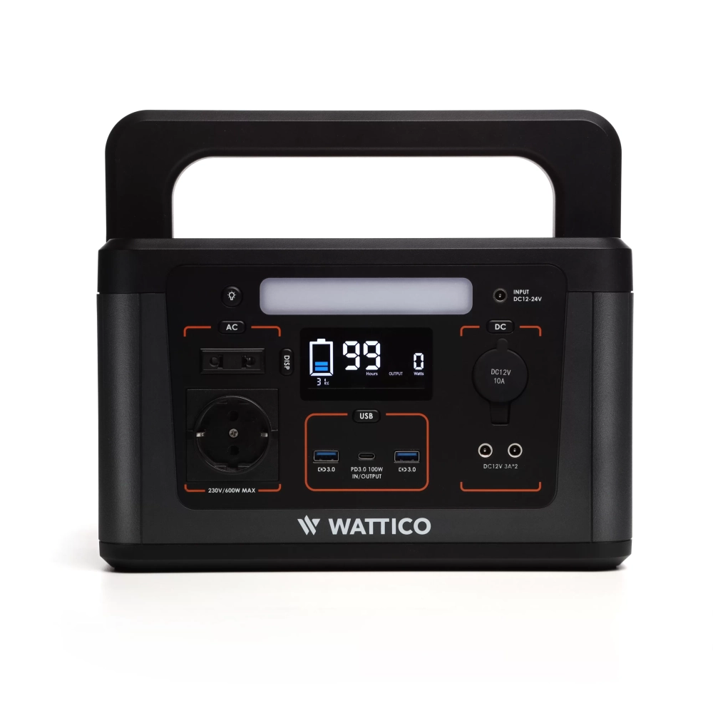 Портативная электростанция Wattico Camp 600 PRO, 600 Вт