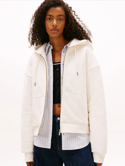 Толстовка женская TOMMY JEANS BXY GMD SCRIPT ZIP THRU