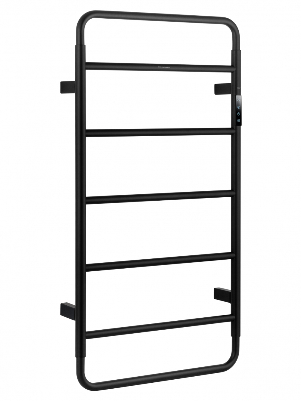 Полотенцесушитель электрический WONZON & WOGHAND WISMAR, Черный (WW-AL202-MB)