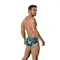 Мужские плавки синие с принтом Clever Moda MADERO SWIMSUIT BRIEF 155307