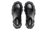 PRADA Monolith Brushed Leather Chelsea Boot "Black"
