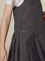 Сарафан школьный на молнии для девочки Next 503-933, Серый