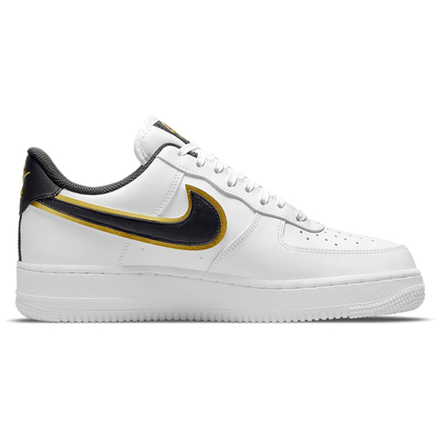 Кроссовки Nike Air Force 1 Low 07 LV8 Double Swoosh - White Metallic Gold