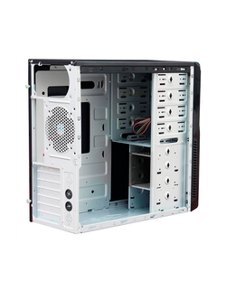 MidiTower Powerman BA831BK PM-600ATX-F U3.0*2+A(HD) ATX, mATX