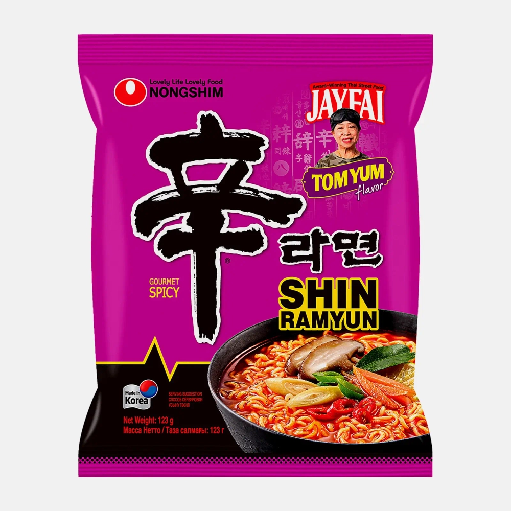 Лапша Nongshim Шин Рамен Том Ям 123г