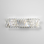 Настенный светильник с хрусталем 101005 LED никель хрусталь Strotskis