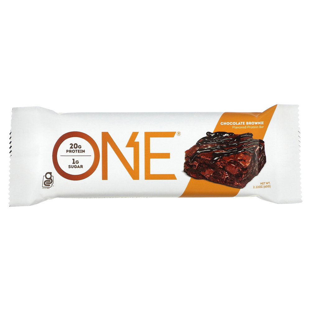One Brands, ONE Bar, шоколадный брауни, 12 батончиков по 60 г (2,12 унции) каждый