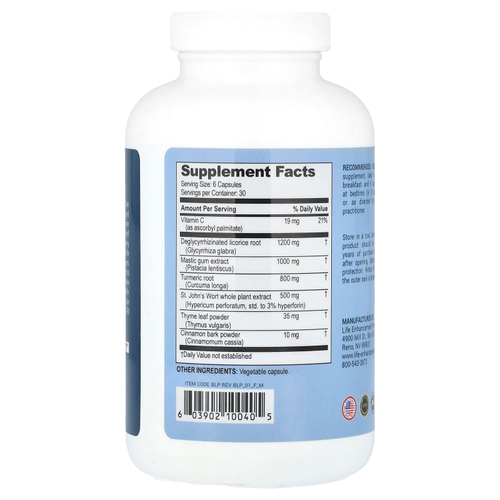 Life Enhancement, Bye-Lori Plus, 180 капсул