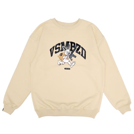 Свитшот HOOK «Крайм» бежевый