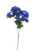 Букет георгинов с круглыми лепестками