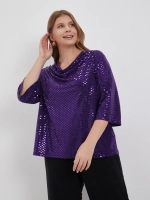 Блузка нарядная с пайетками