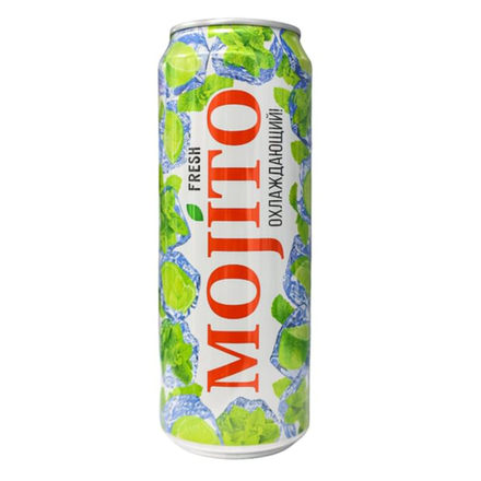 Напиток бзалкогольный Мохито Лайм-мята 0,45 л ж\б